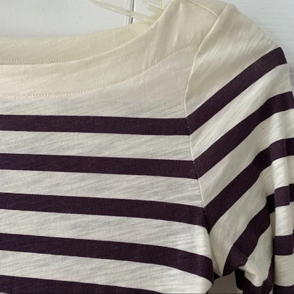 Ann Taylor Loft Long Sleeve Stripe Tee - Picture 5 of 9